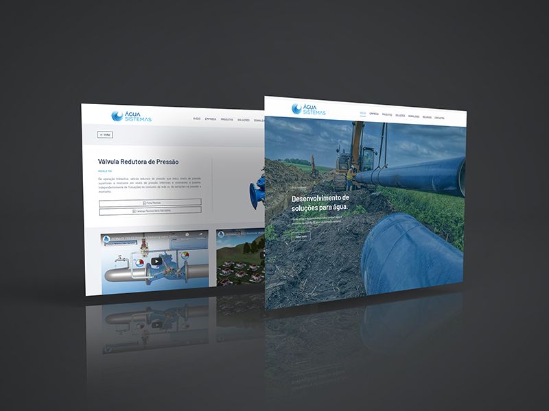 Website ÁguaSistemas